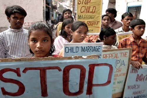 Child Marriage Protest