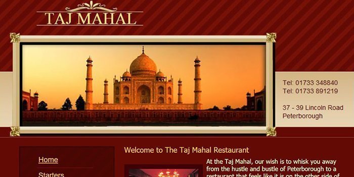 Peterborough Taj Mahal Restaurant