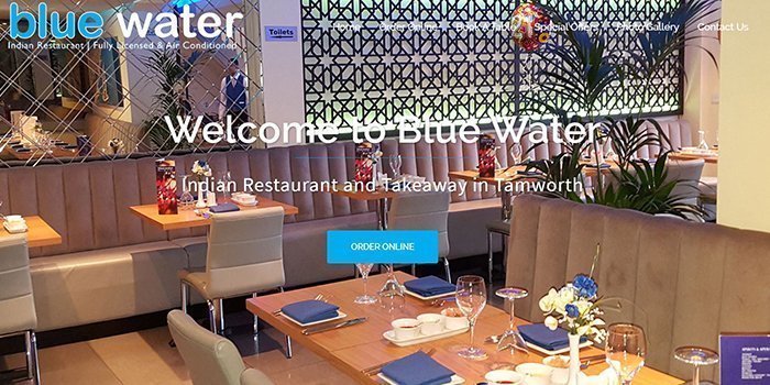 Blue Water Indian Restaurant In Tamworth