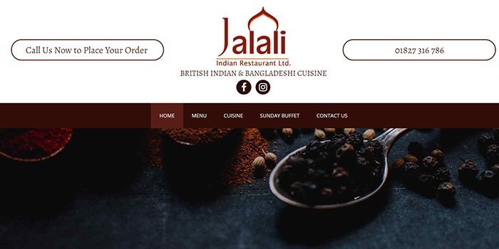 Jalali Indian Restaurant In Tamworth