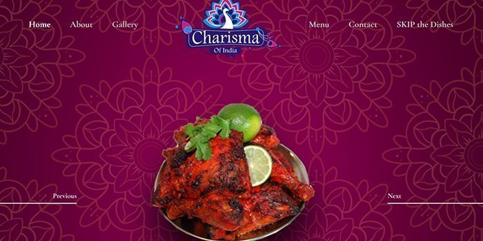 Charisma of India Restaurant in Winnipeg