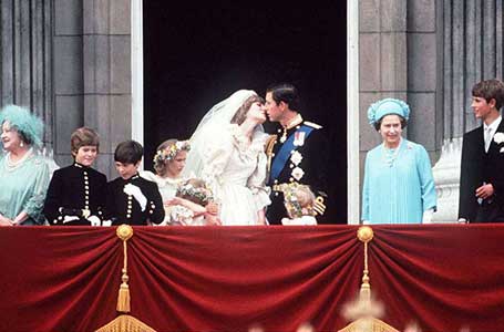 Charles and Diana Kiss