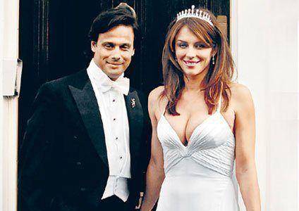 Elizabeth Hurley and Arun Nayar