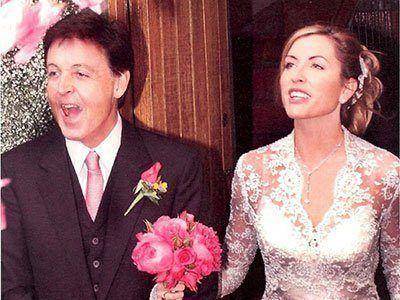 Paul McCartney and Heather Mills